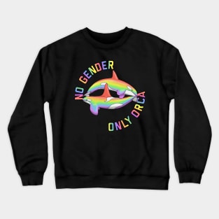 No Gender Only Orca Rainbow Crewneck Sweatshirt